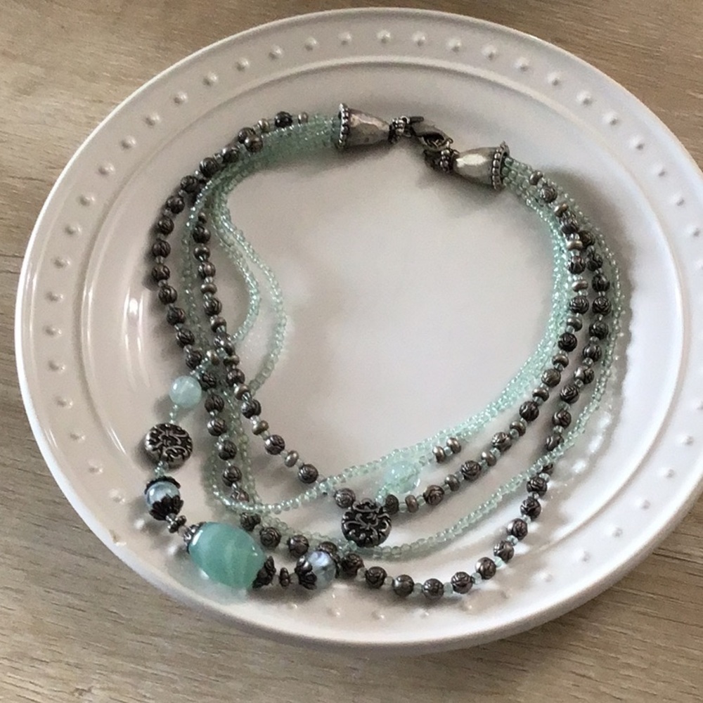 Light green necklace